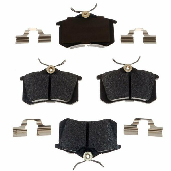 R/M Brakes BRAKE PADS OEM OE Replacement Metallic Includes Mounting Hardware MGD1017MH